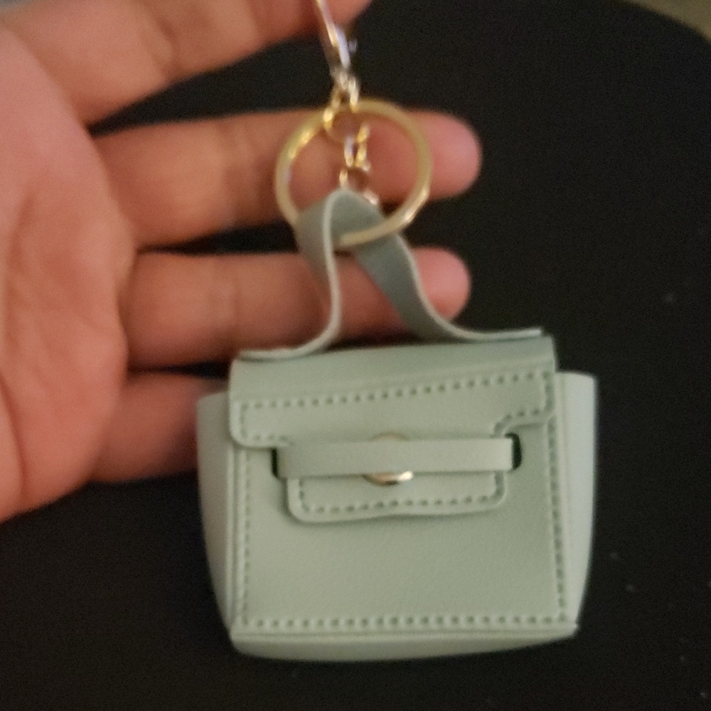 Mint Green Mini Bag Keychain